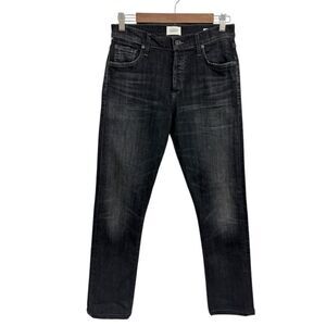Citizens Of Humanity Emerson Boyfriend Button Fly Jeans Black Size 25